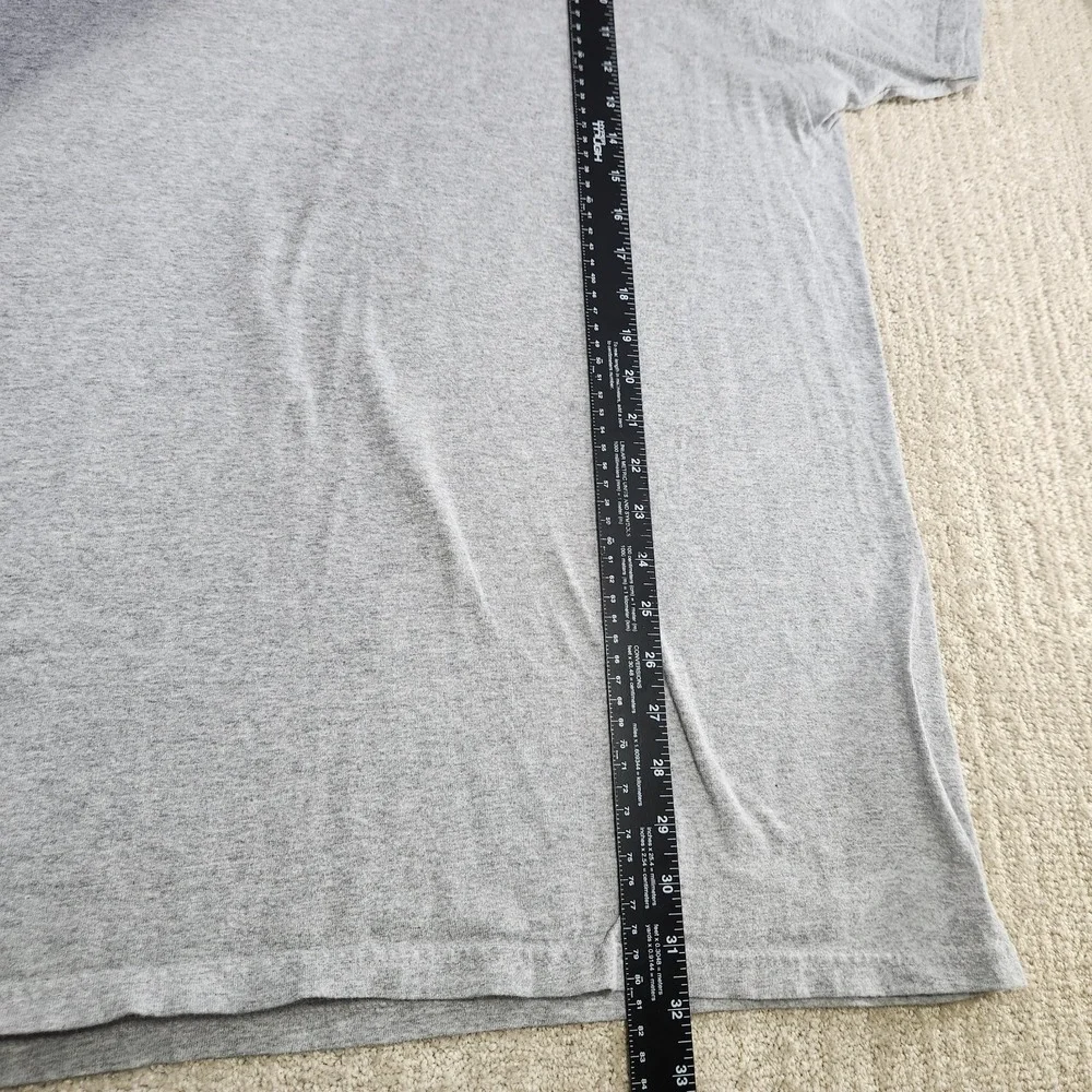 Vintage‎ Ralph Lauren Shirt Men XL Polo Jeans Y2K Spellout Flag Logo Gray Y2K